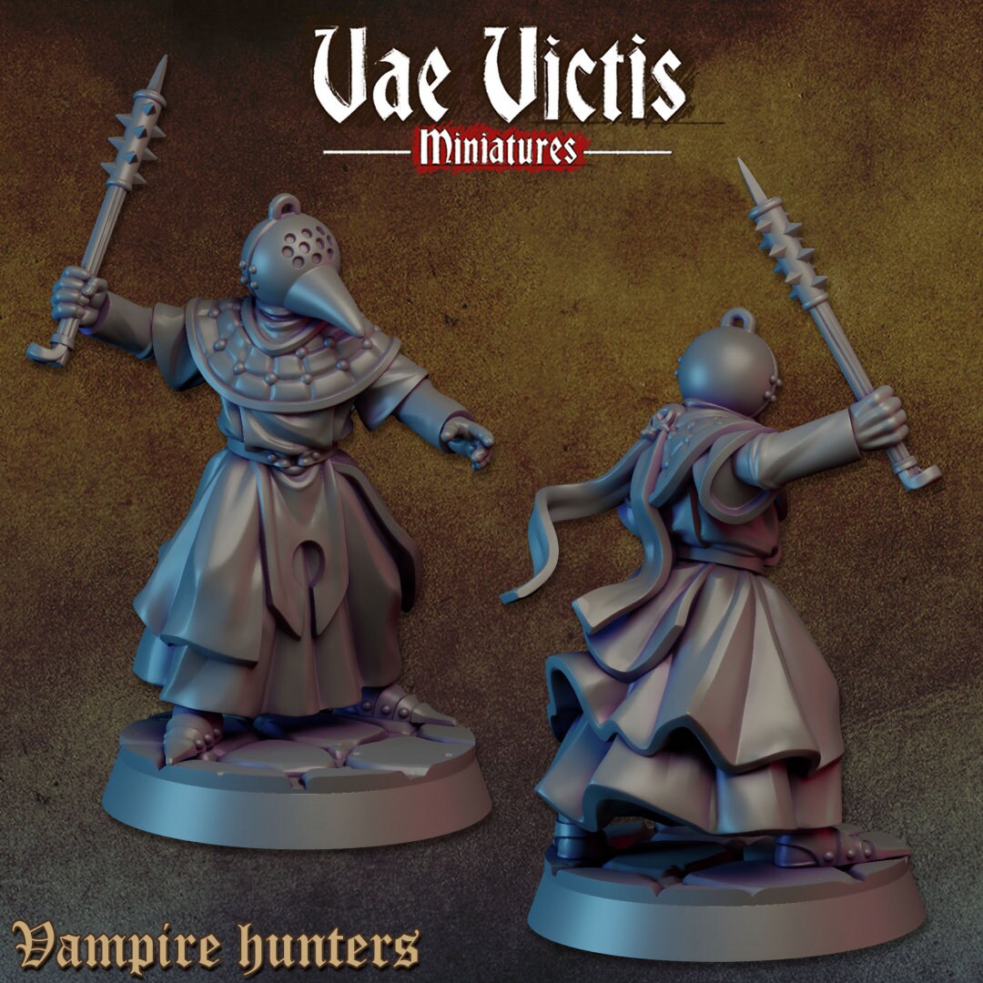 Beak Knight | Vae Victis Miniatures | 32mm Scale Resin Printed Tabletop RPG Figures for Tabletop Roleplaying or Wargaming