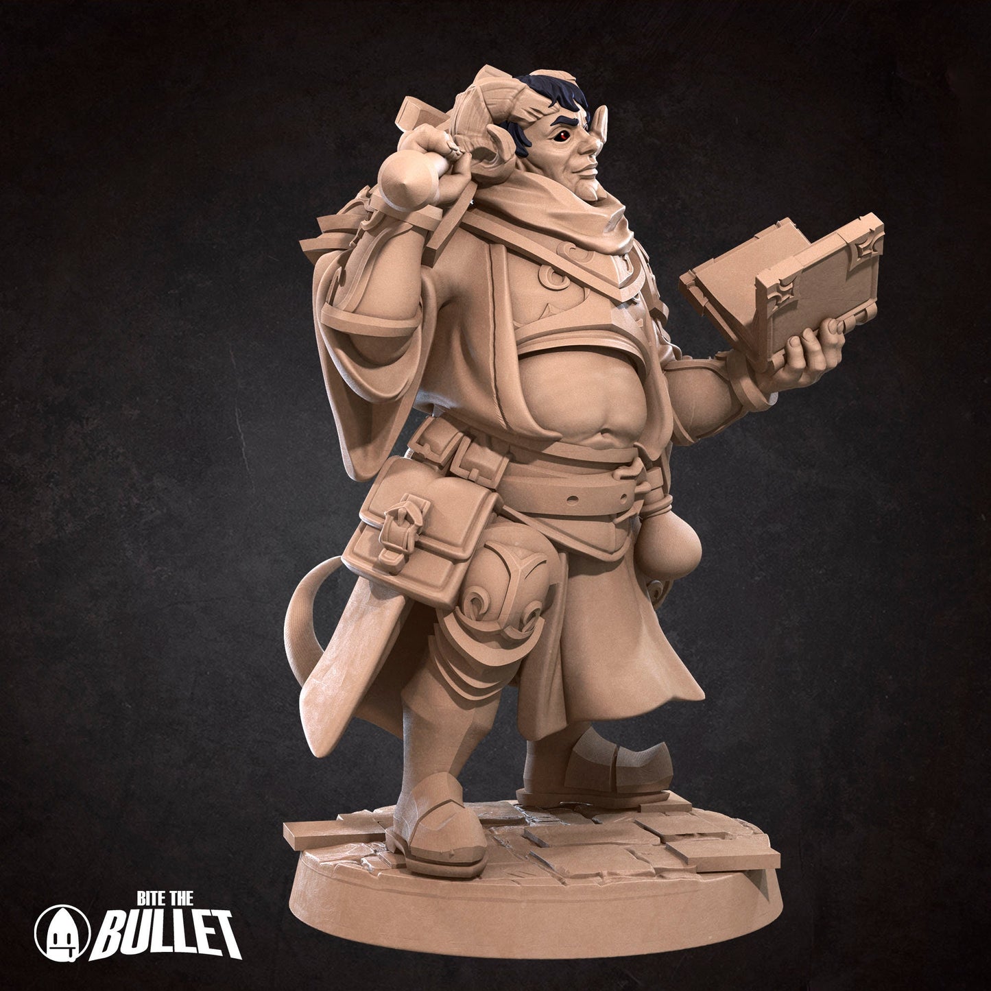 Tiefling Cleric | Bite The Bullet | 35mm Scale | Resin Printed Tabletop RPG Miniature Figures | DND | 5E
