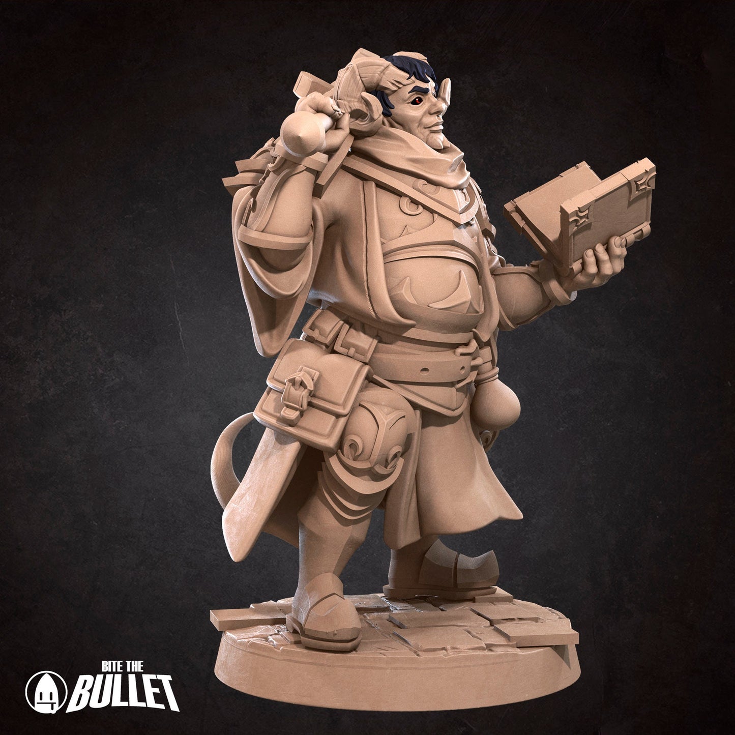 Tiefling Cleric | Bite The Bullet | 35mm Scale | Resin Printed Tabletop RPG Miniature Figures | DND | 5E