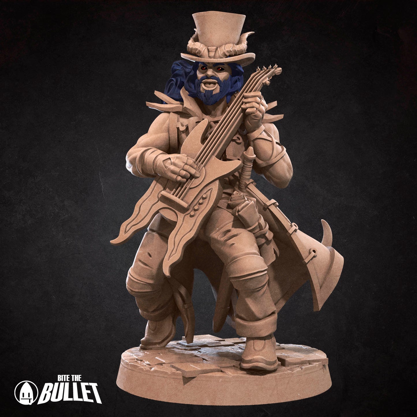 Tiefling Bard | Bite The Bullet | 35mm Scale | Resin Printed Tabletop RPG Miniature Figures | DND | 5E