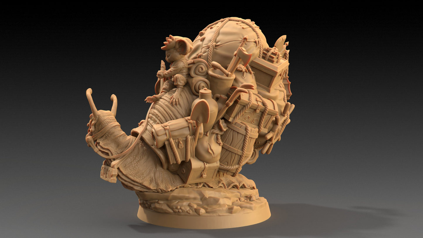 Thimbles Squeakerson | Dragon Trappers Lodge | The Critterfolk of Bluewoods Barrows | 32mm Scale Resin Printed TTRPG Figure For DND