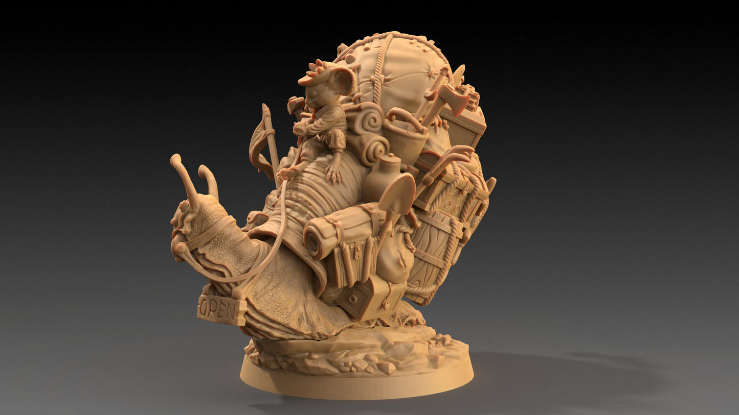 Thimbles Squeakerson | Dragon Trappers Lodge | The Critterfolk of Bluewoods Barrows | 32mm Scale Resin Printed TTRPG Figure For DND