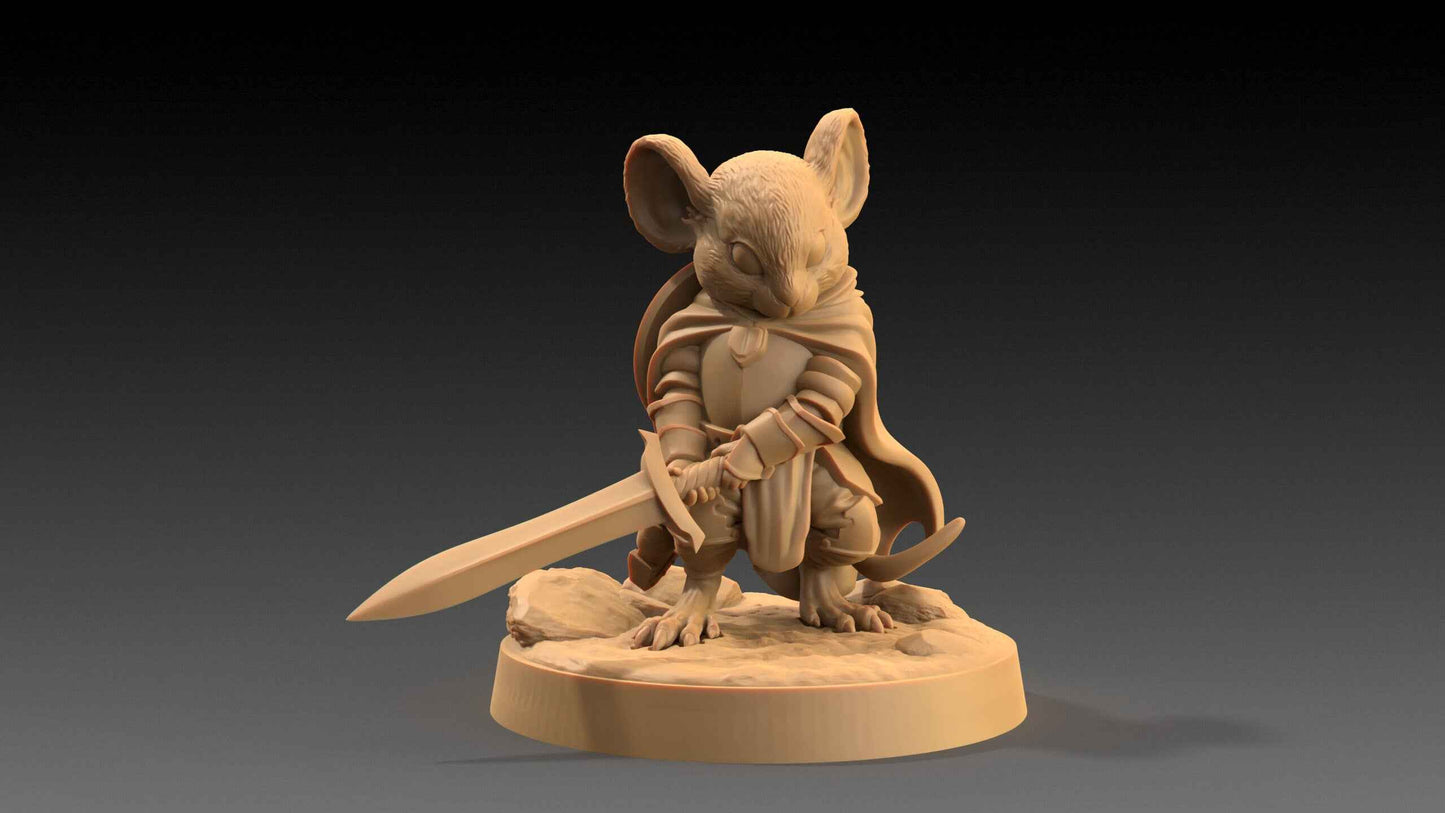 The Protectors Set | Dragon Trappers Lodge | The Critterfolk of Bluewoods Barrows | 32mm Scale Resin Printed TTRPG Figure For DND