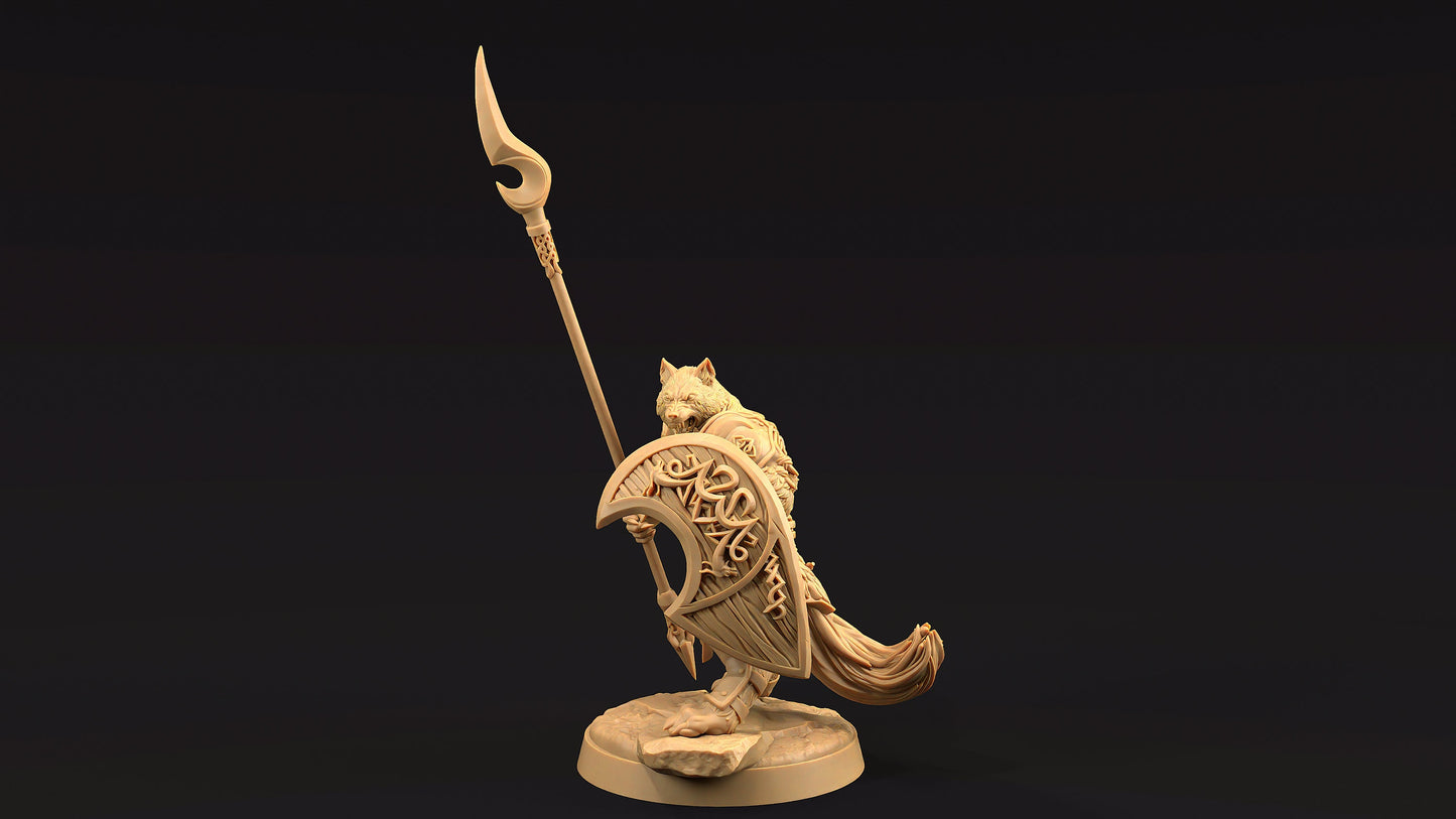 Moon Guard Set | Dragon Trappers Lodge | The Moon Enclave | 32mm Scale Resin Printed Tabletop RPG Figure For DND
