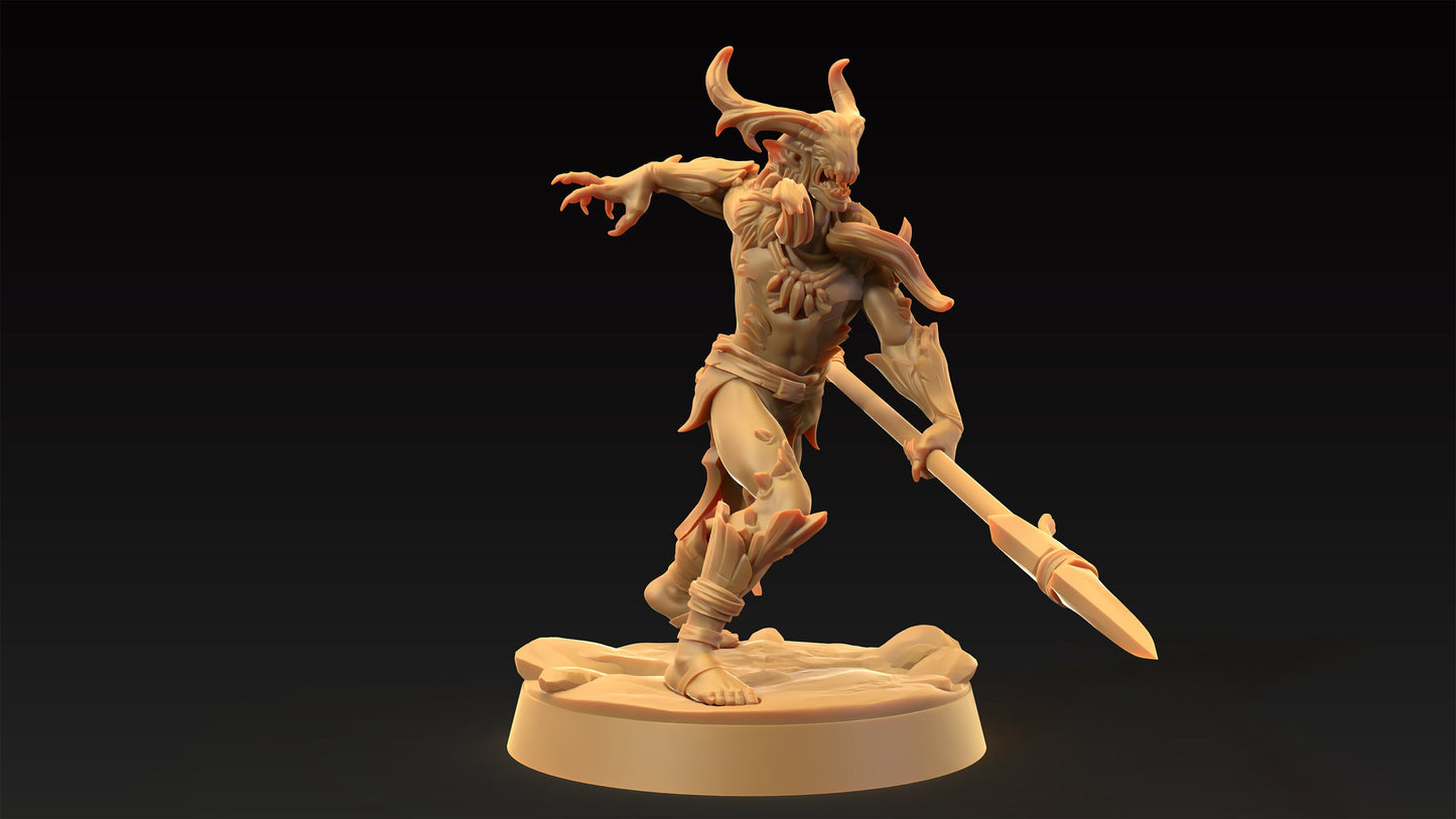 Dire Elves Set | Dragon Trappers Lodge | Journey Through The Direlands | 32mm Scale Resin Printed Tabletop RPG Figure For DND
