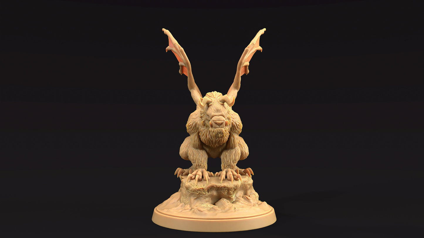 Dire Ferret Drake | Dragon Trappers Lodge | Journey Through The Direlands | 32mm Scale Resin Printed Tabletop RPG Figure For DND