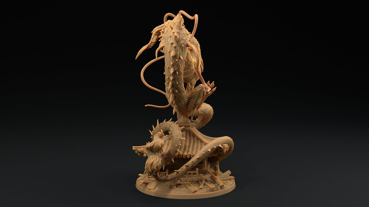 Large Wind Dragon | Dragon Trappers Lodge | Chosen Of The Kami | 32mm Scale Resin Printed Tabletop RPG Figure For DND