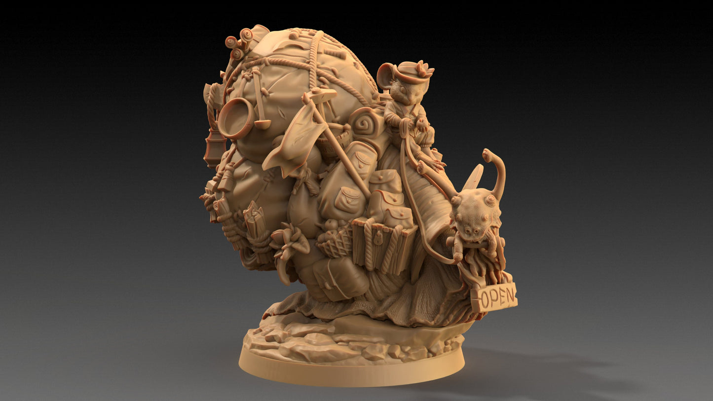 Thimbles Squeakerson | Dragon Trappers Lodge | The Critterfolk of Bluewoods Barrows | 32mm Scale Resin Printed TTRPG Figure For DND