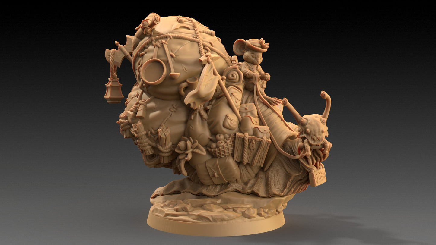 Thimbles Squeakerson | Dragon Trappers Lodge | The Critterfolk of Bluewoods Barrows | 32mm Scale Resin Printed TTRPG Figure For DND
