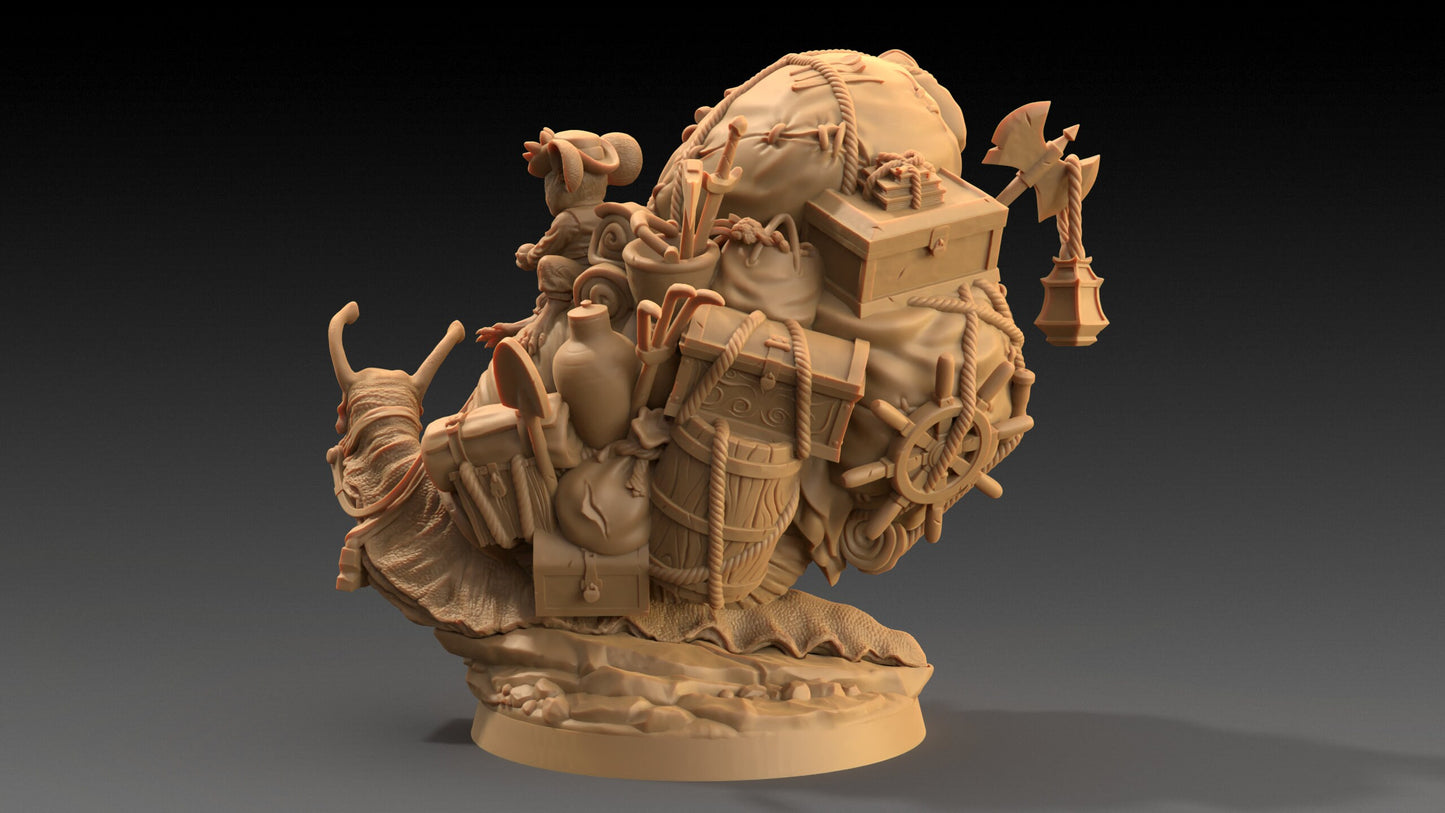 Thimbles Squeakerson | Dragon Trappers Lodge | The Critterfolk of Bluewoods Barrows | 32mm Scale Resin Printed TTRPG Figure For DND