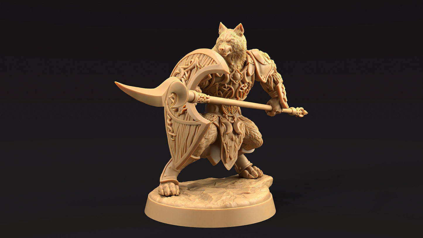 Moon Guard Set | Dragon Trappers Lodge | The Moon Enclave | 32mm Scale Resin Printed Tabletop RPG Figure For DND