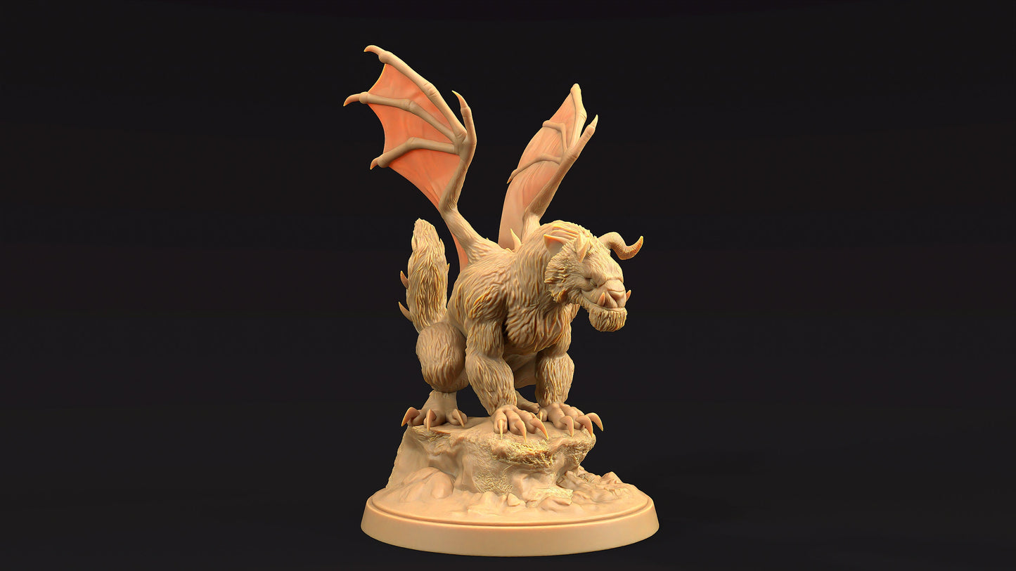 Dire Ferret Drake | Dragon Trappers Lodge | Journey Through The Direlands | 32mm Scale Resin Printed Tabletop RPG Figure For DND