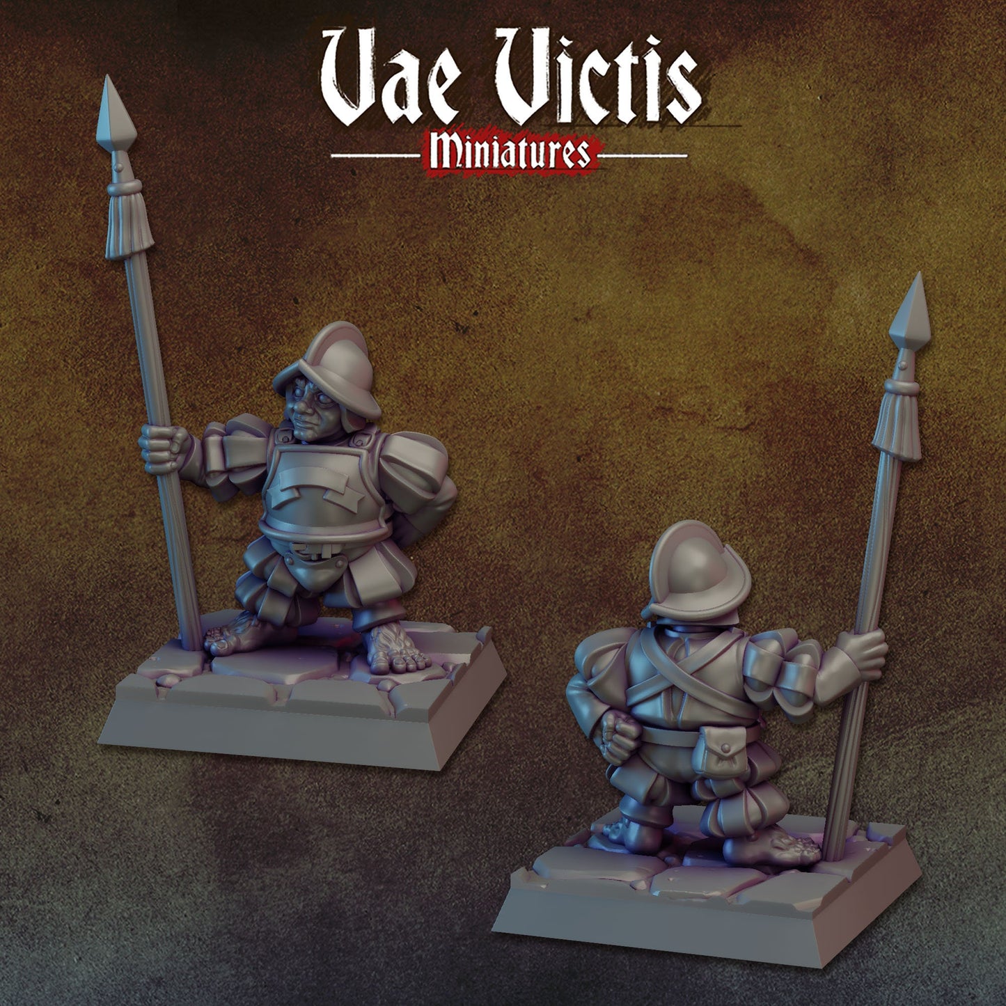 Halfling Elite Set | Vae Victis Miniatures | 32mm Scale Resin Printed Tabletop RPG Figures for Tabletop Roleplaying or Wargaming