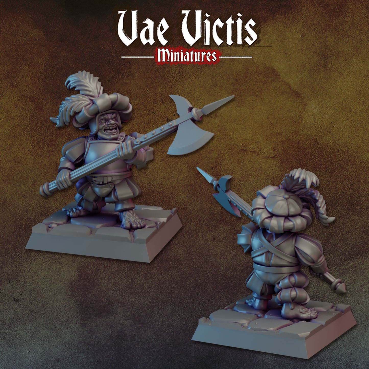 Halfling Elite Set | Vae Victis Miniatures | 32mm Scale Resin Printed Tabletop RPG Figures for Tabletop Roleplaying or Wargaming
