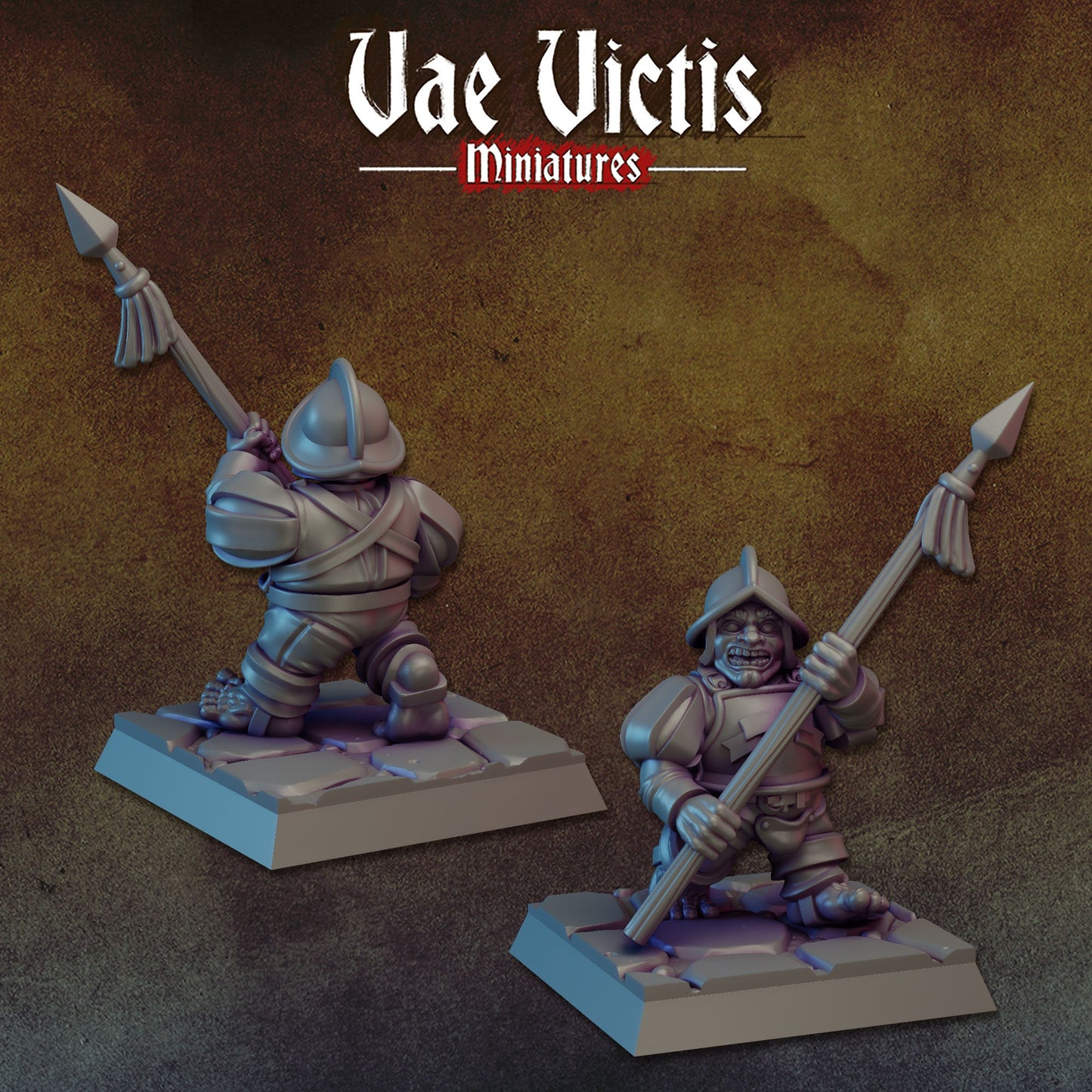 Halfling Elite Set | Vae Victis Miniatures | 32mm Scale Resin Printed Tabletop RPG Figures for Tabletop Roleplaying or Wargaming