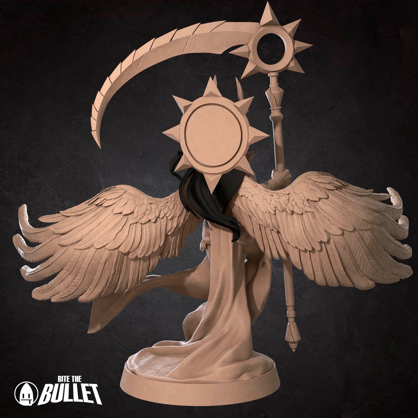 Death Angel Boss | NSFW Option | Bite The Bullet | 35mm Scale | Resin Printed Tabletop RPG Miniature Figures | DND | 5E