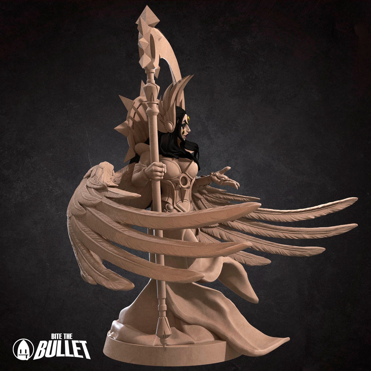 Death Angel Boss | NSFW Option | Bite The Bullet | 35mm Scale | Resin Printed Tabletop RPG Miniature Figures | DND | 5E
