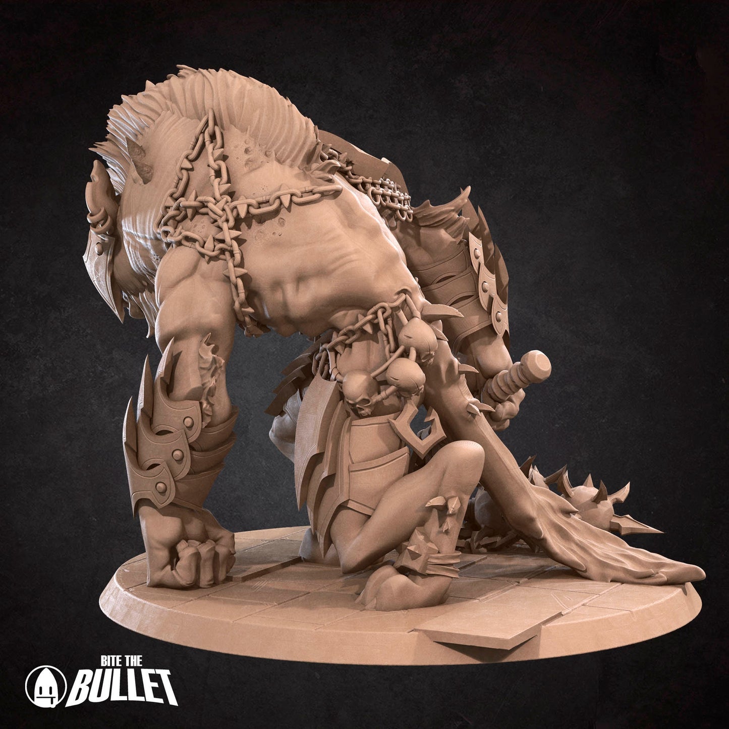 Savagery Boss | Bite The Bullet | 35mm Scale | Resin Printed Tabletop RPG Miniature Figures | DND | 5E