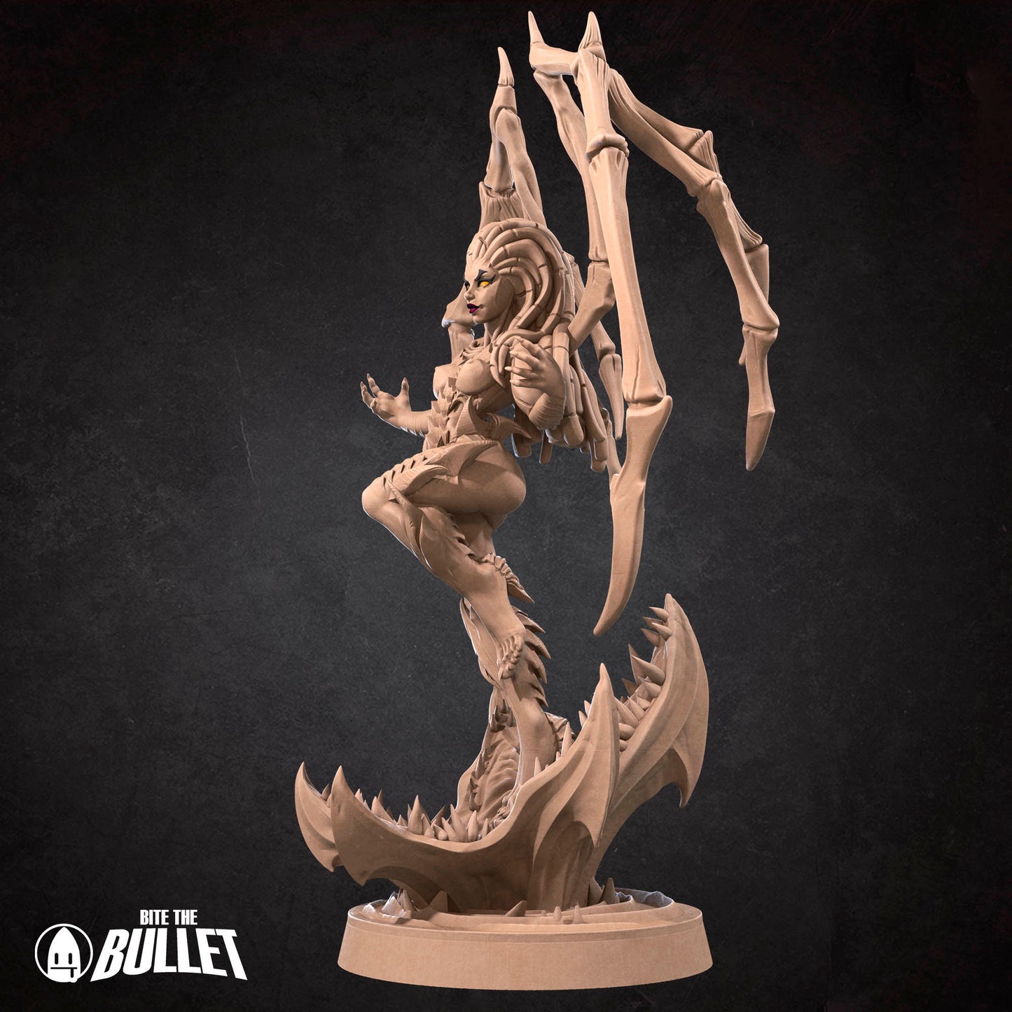 Sarah Queen Of Blades | NSFW Option | Bite The Bullet | 35mm Scale | Resin Printed Tabletop RPG Miniature Figures | DND | 5E