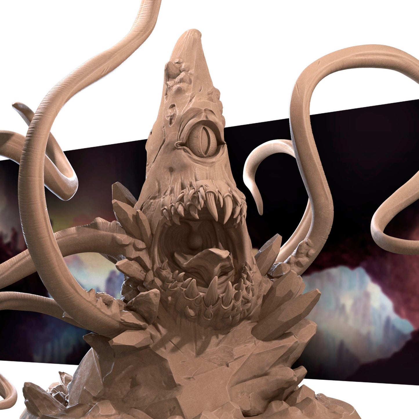 Cavern Boss | Bite The Bullet | 35mm Scale | Resin Printed Tabletop RPG Miniature Figures | DND | 5E