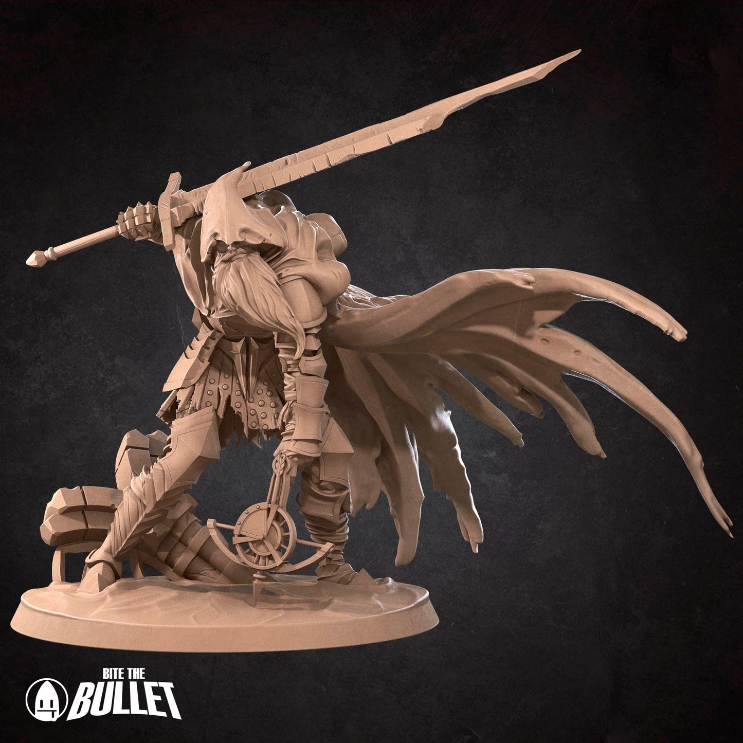 Gabriel The Slave Knight | Bite The Bullet | 35mm Scale | Resin Printed Tabletop RPG Miniature Figures | DND | 5E