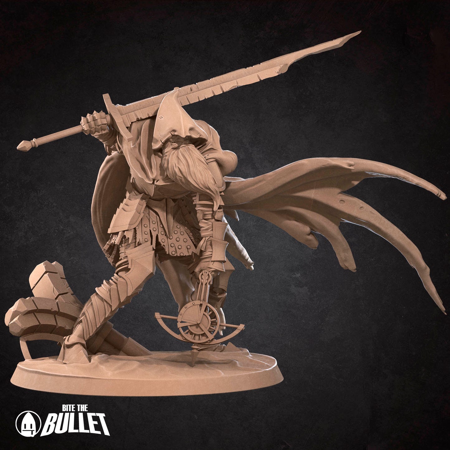Gabriel The Slave Knight | Bite The Bullet | 35mm Scale | Resin Printed Tabletop RPG Miniature Figures | DND | 5E