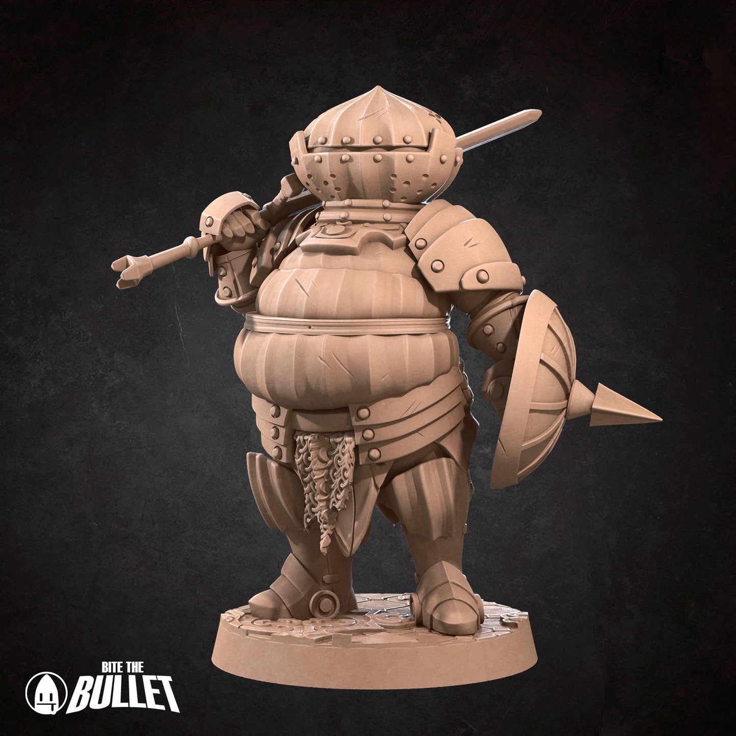 Cry The Onion Knight | Bite The Bullet | 35mm Scale | Resin Printed Tabletop RPG Miniature Figures | DND | 5E