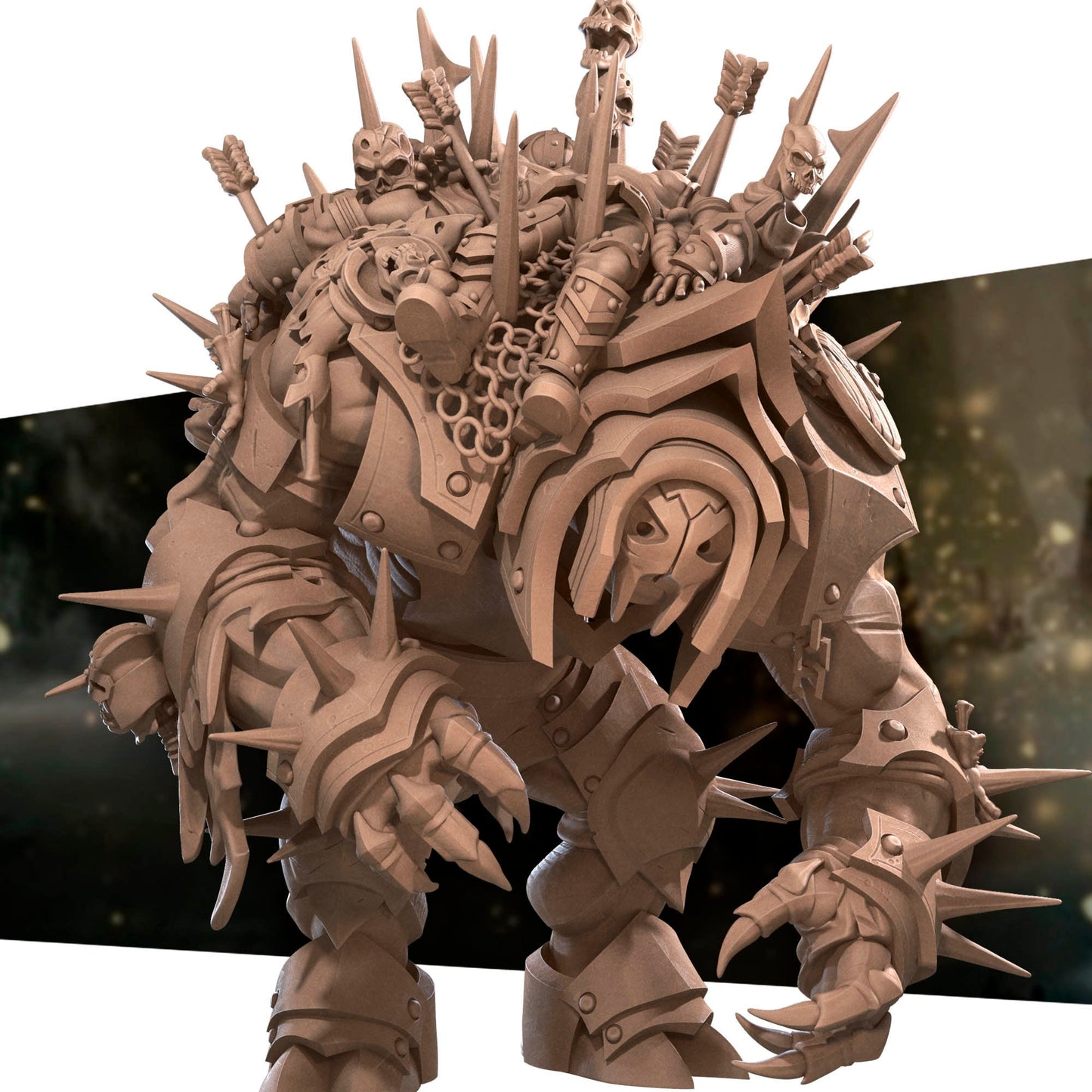 Graveyard Boss | Bite The Bullet | 35mm Scale | Resin Printed Tabletop RPG Miniature Figures | DND | 5E