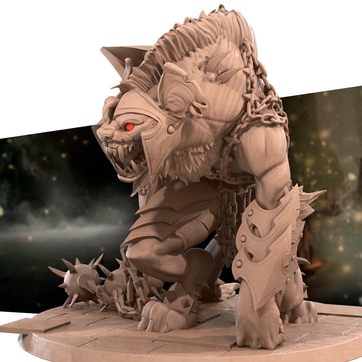 Savagery Boss | Bite The Bullet | 35mm Scale | Resin Printed Tabletop RPG Miniature Figures | DND | 5E