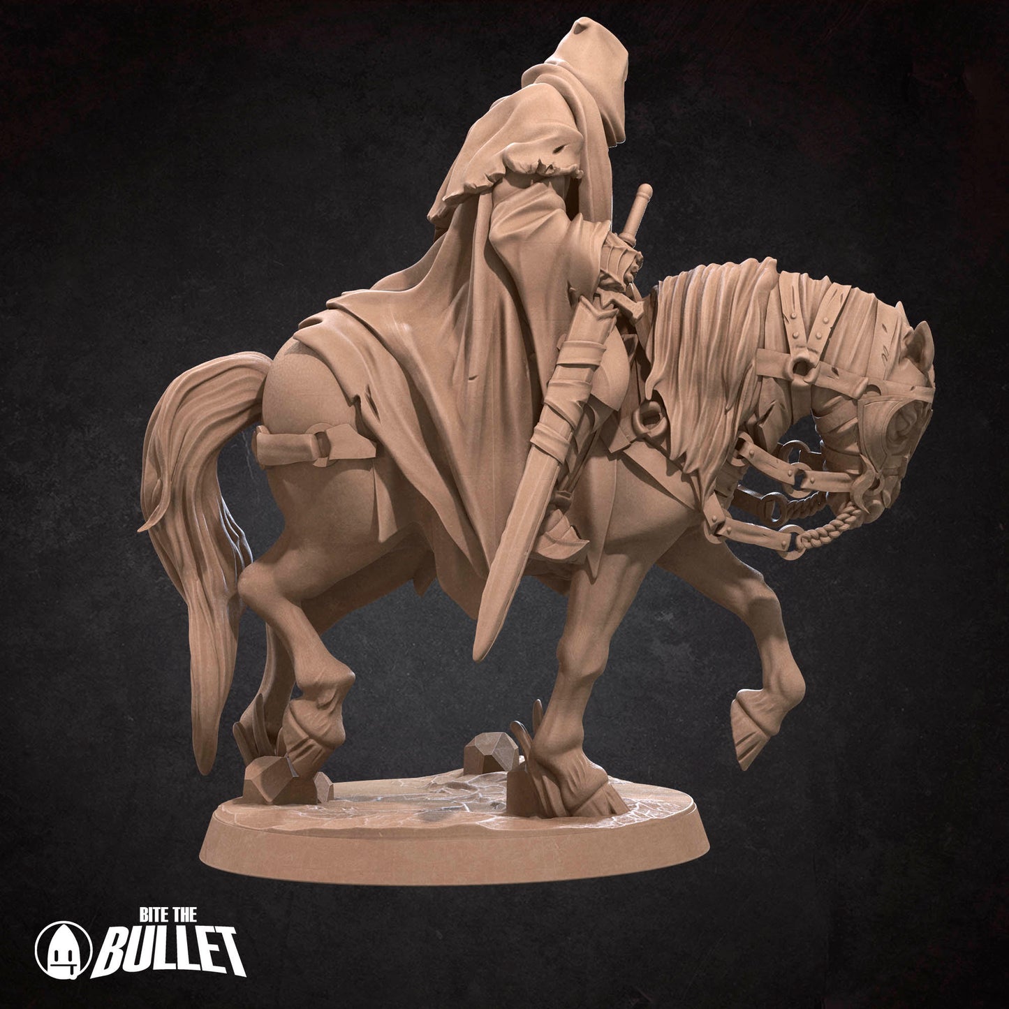 Dark Riders Set | Bite The Bullet | 35mm Scale | Resin Printed Tabletop RPG Miniature Figures | DND | 5E