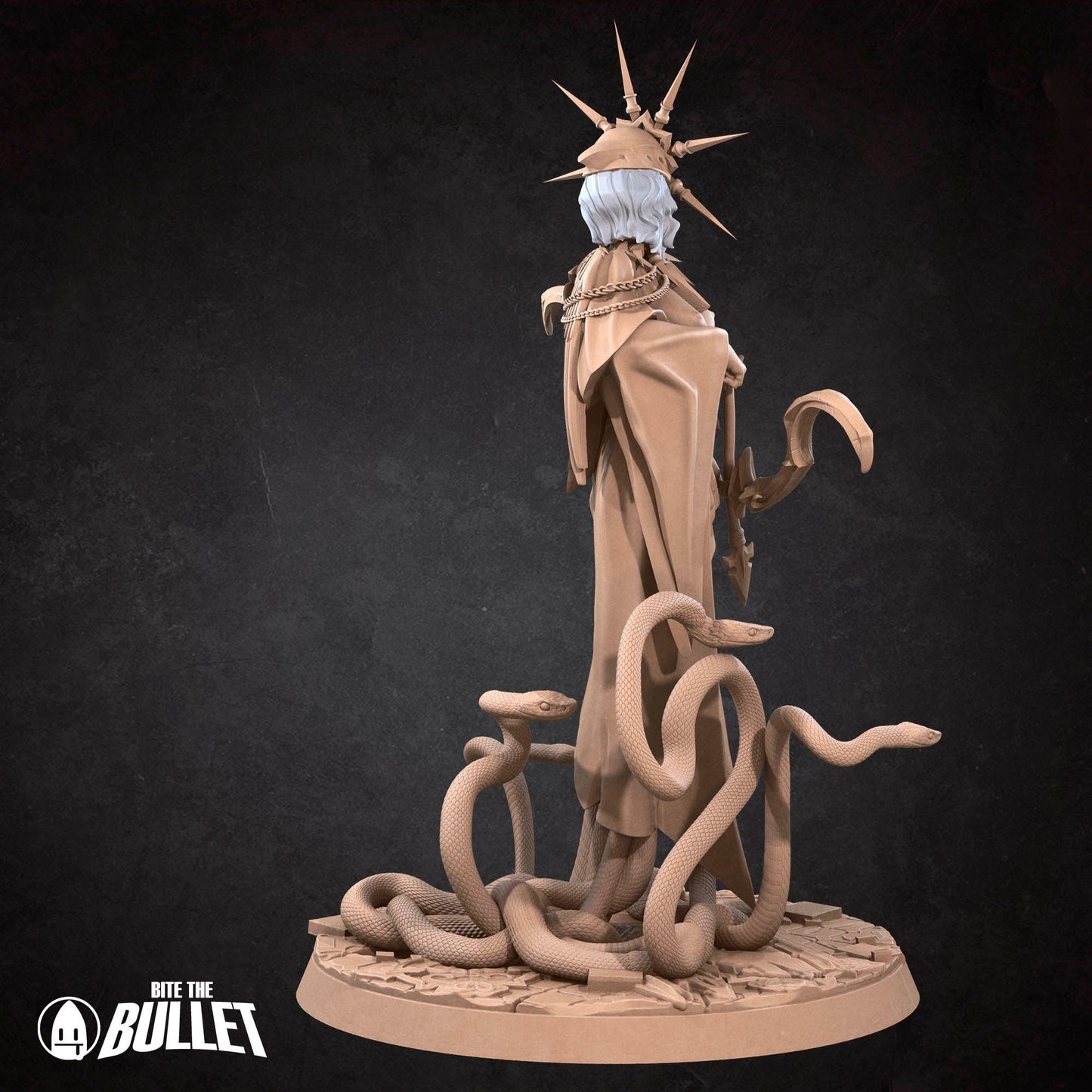 Gwen The Dark Sun | NSFW Option | Bite The Bullet | 35mm Scale | Resin Printed Tabletop RPG Miniature Figures | DND | 5E
