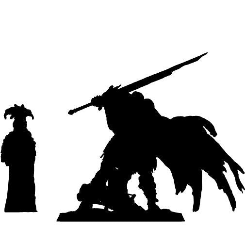 Gabriel The Slave Knight | Bite The Bullet | 35mm Scale | Resin Printed Tabletop RPG Miniature Figures | DND | 5E