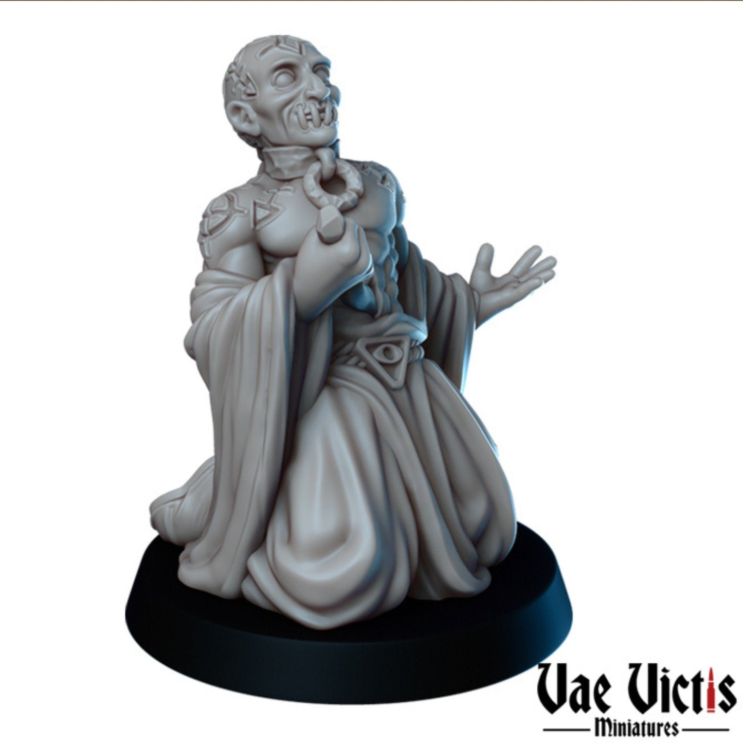 Blood Cultist | Vae Victis Miniatures | 32mm Scale Resin Printed Tabletop RPG Figures for Tabletop Roleplaying or Wargaming