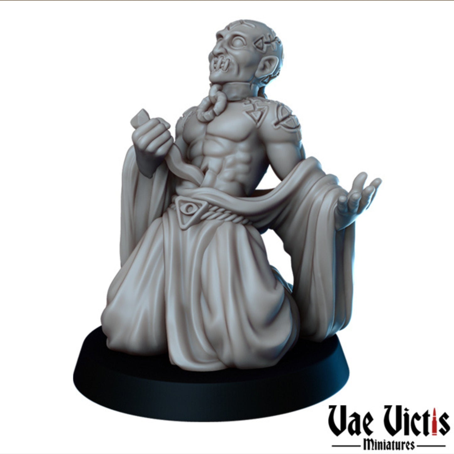 Blood Cultist | Vae Victis Miniatures | 32mm Scale Resin Printed Tabletop RPG Figures for Tabletop Roleplaying or Wargaming