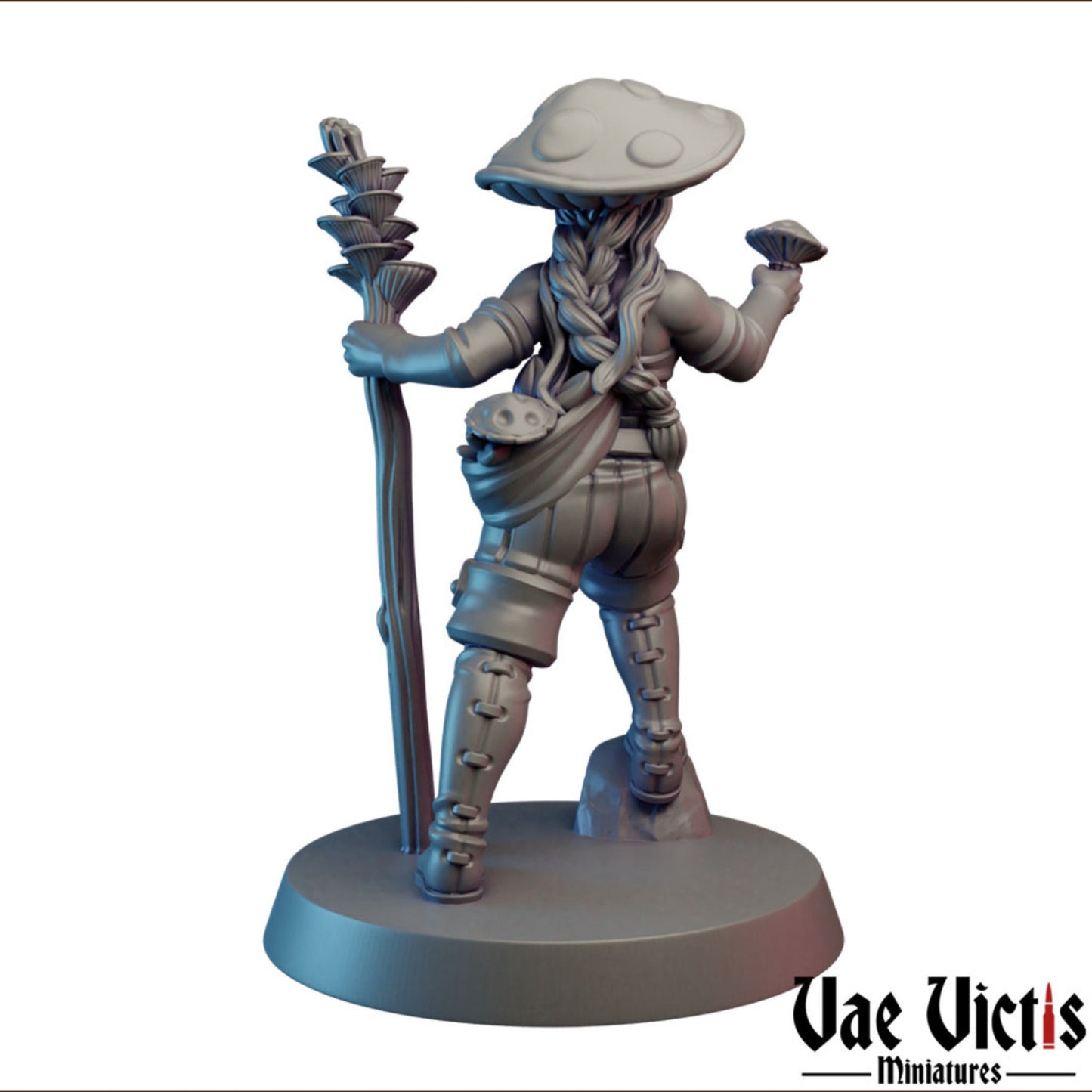 Circle Of Spores Druid | Vae Victis Miniatures | 32mm Scale Resin Printed Tabletop RPG Figures for Tabletop Roleplaying or Wargaming