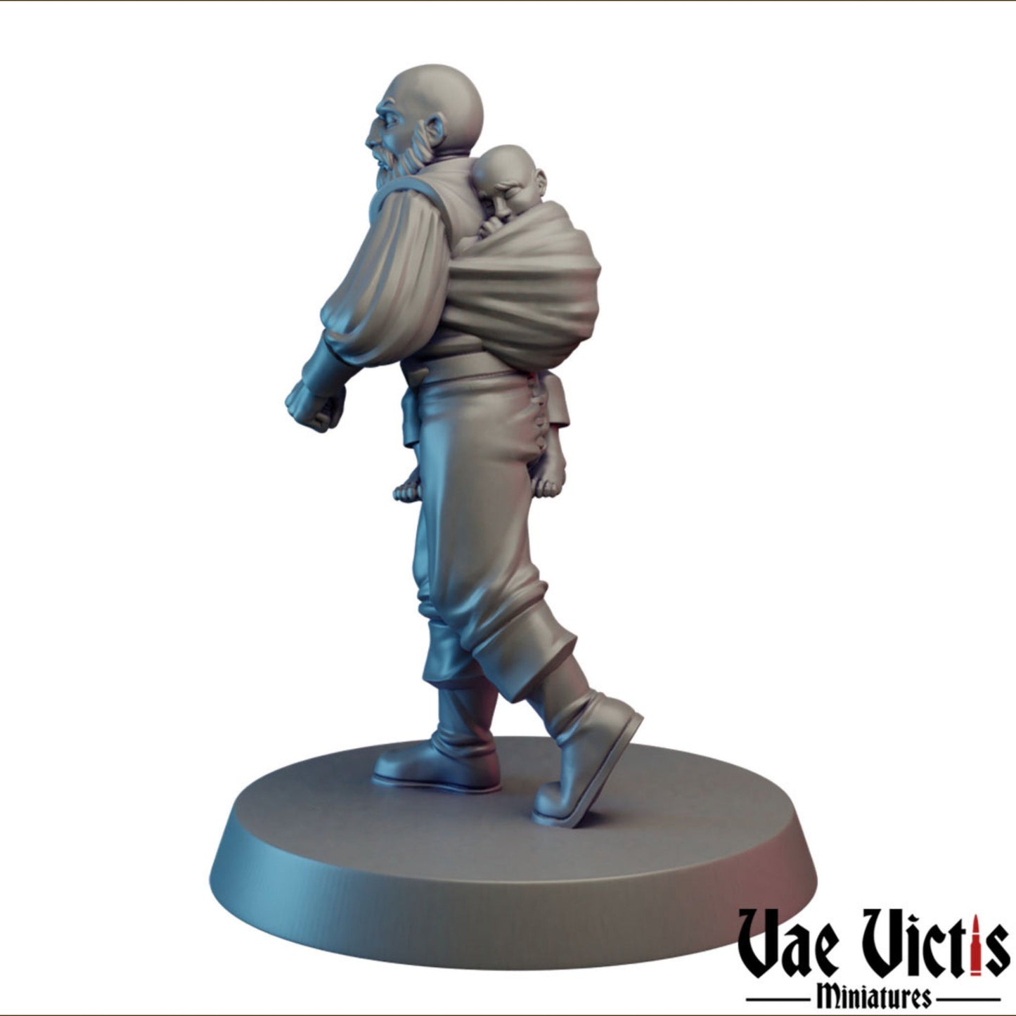 Adventurer Father | Vae Victis Miniatures | 32mm Scale Resin Printed Tabletop RPG Figures for Tabletop Roleplaying or Wargaming