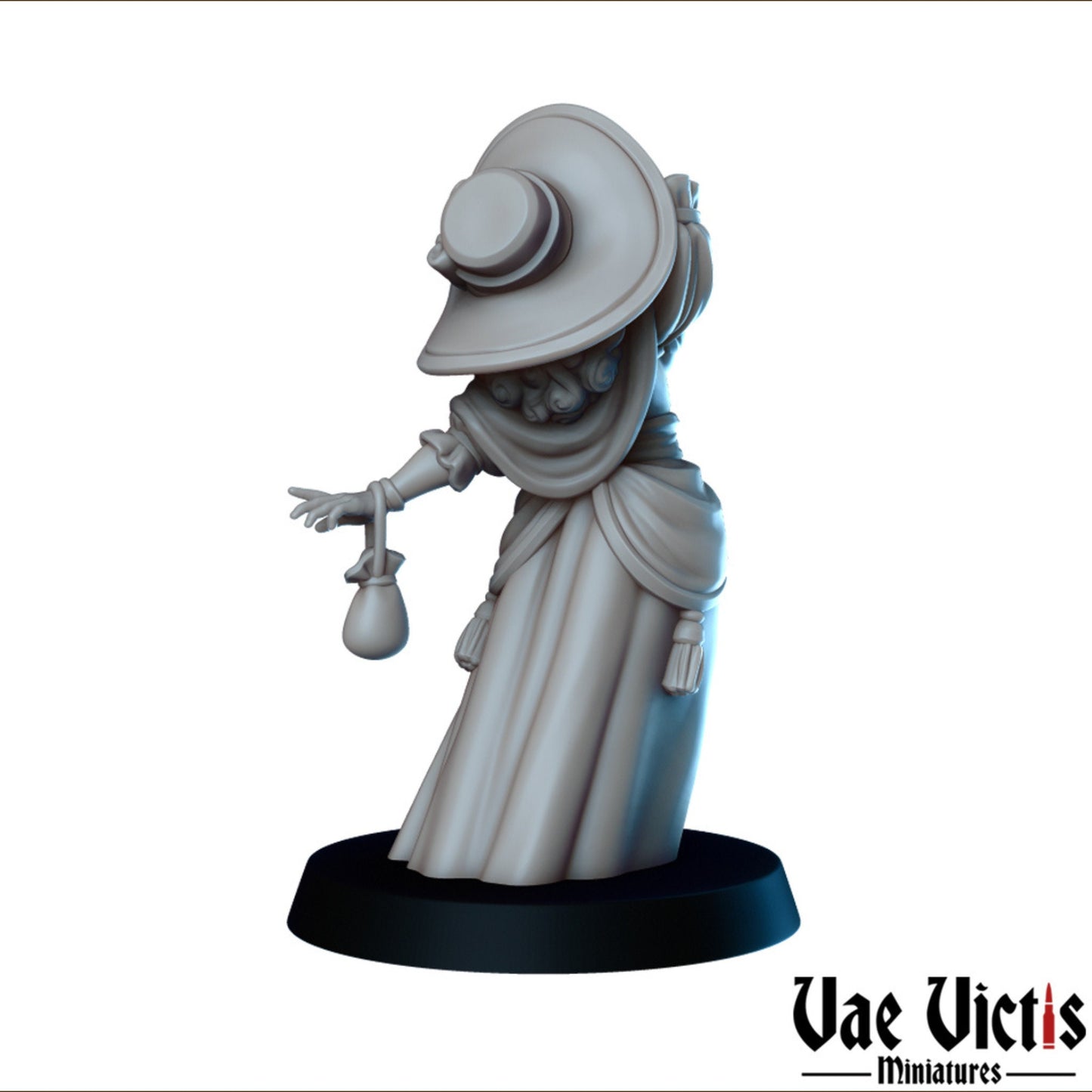 Fainting Lady | Vae Victis Miniatures | 32mm Scale Resin Printed Tabletop RPG Figures for Tabletop Roleplaying or Wargaming