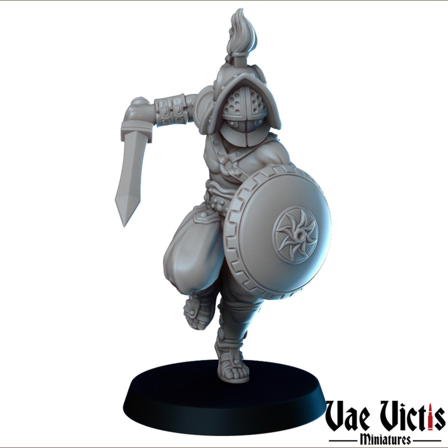 Gladiator Set | Vae Victis Miniatures | 32mm Scale Resin Printed Tabletop RPG Figures for Tabletop Roleplaying or Wargaming
