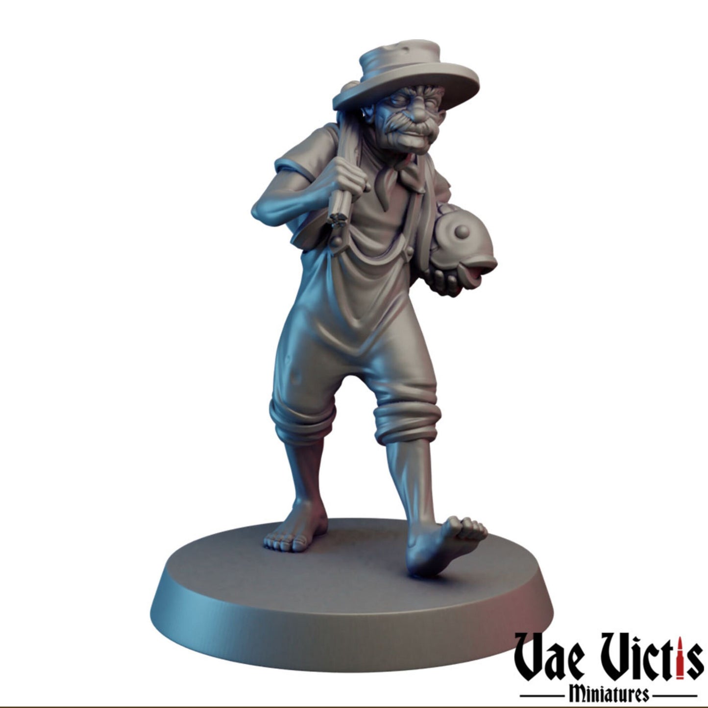 Fisher | Vae Victis Miniatures | 32mm Scale Resin Printed Tabletop RPG Figures for Tabletop Roleplaying or Wargaming
