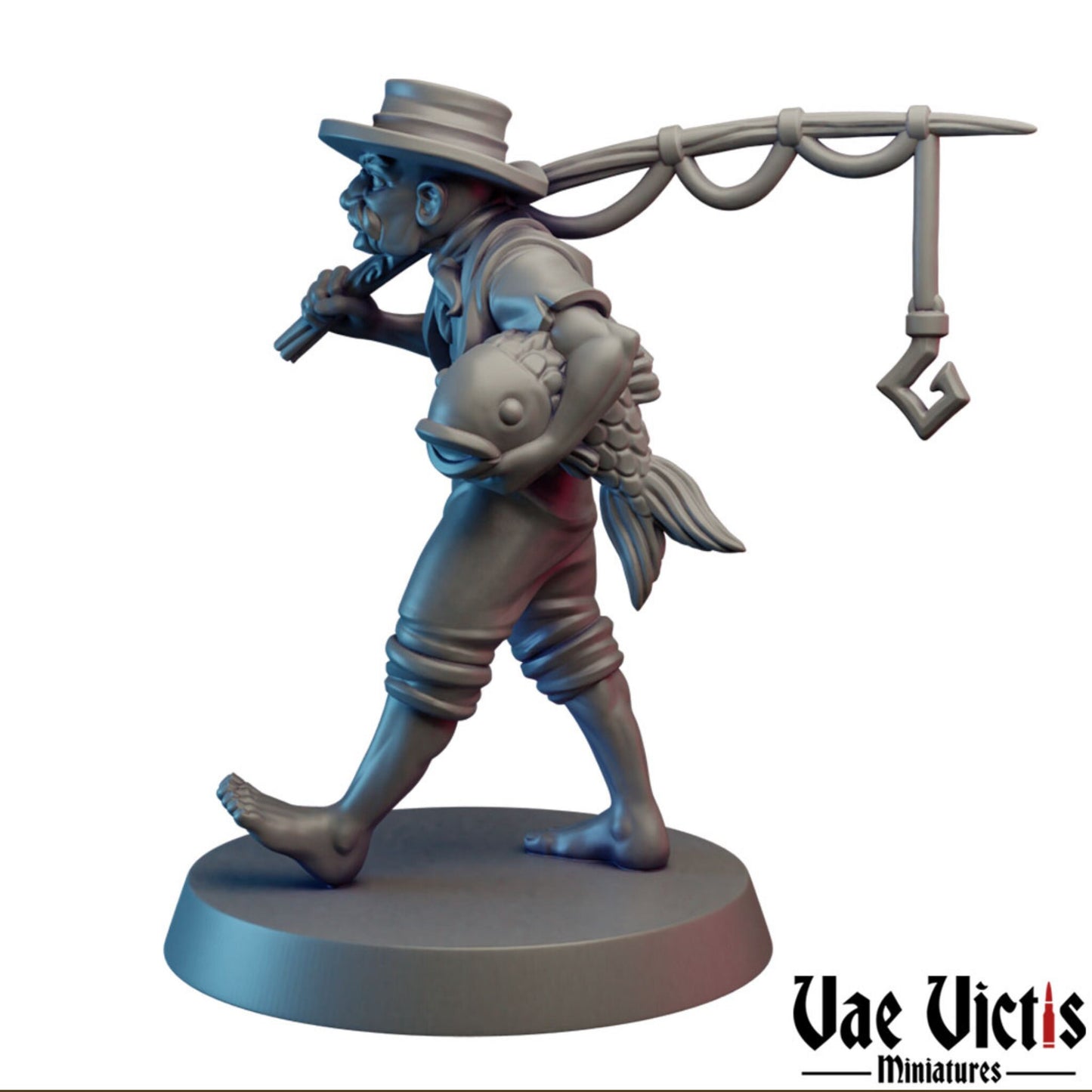 Fisher | Vae Victis Miniatures | 32mm Scale Resin Printed Tabletop RPG Figures for Tabletop Roleplaying or Wargaming