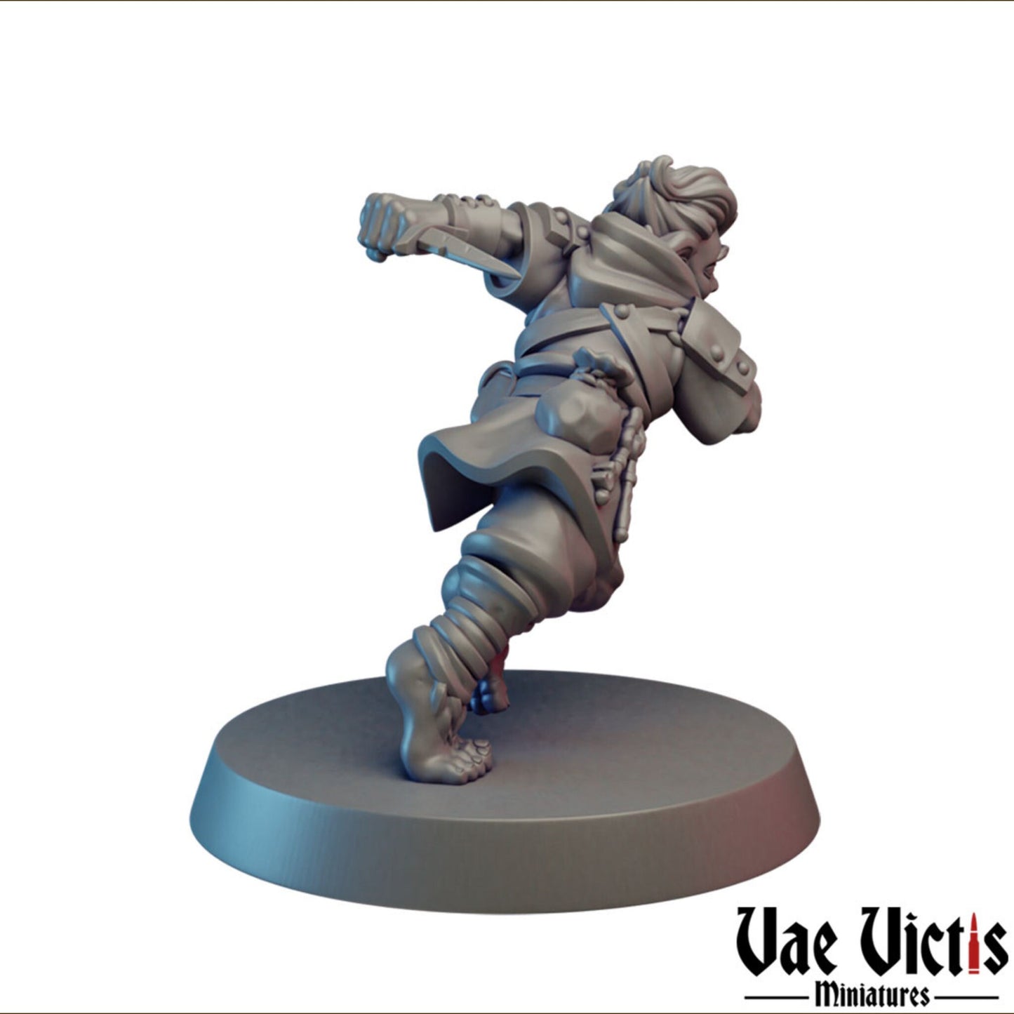 Halfling Rogue | Vae Victis Miniatures | 32mm Scale Resin Printed Tabletop RPG Figures for Tabletop Roleplaying or Wargaming