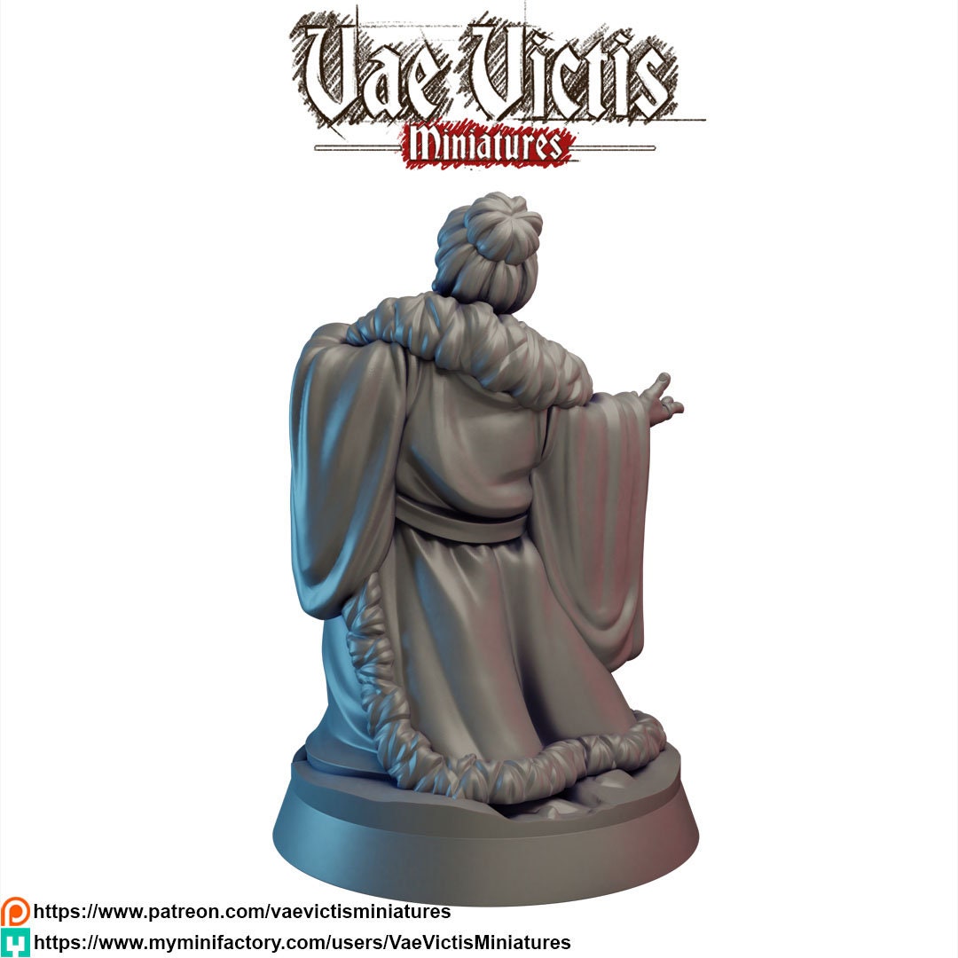 Madame Ursule | Vae Victis Miniatures | 32mm Scale Resin Printed Tabletop RPG Figures for Tabletop Roleplaying or Wargaming