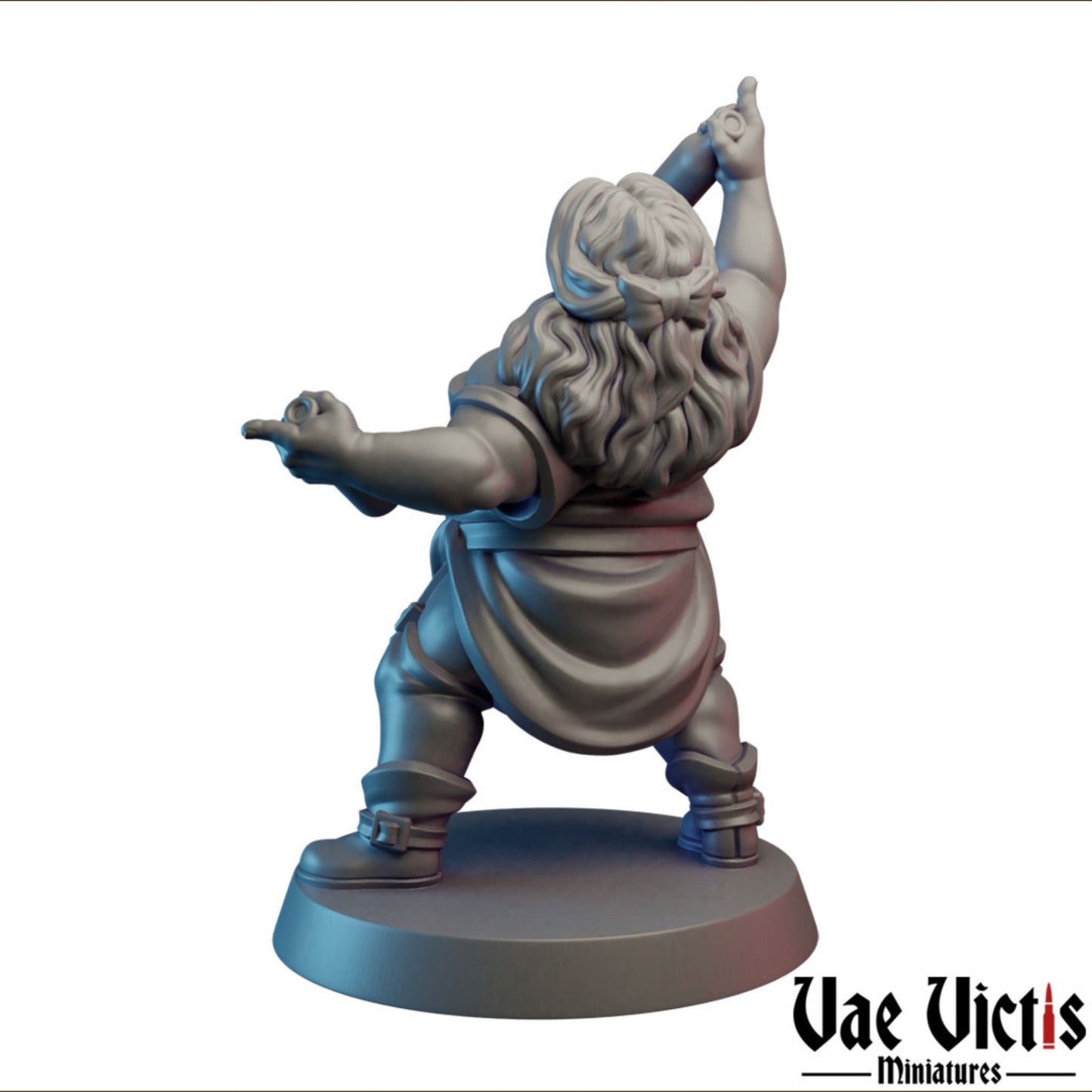 Party Lady | Vae Victis Miniatures | 32mm Scale Resin Printed Tabletop RPG Figures for Tabletop Roleplaying or Wargaming
