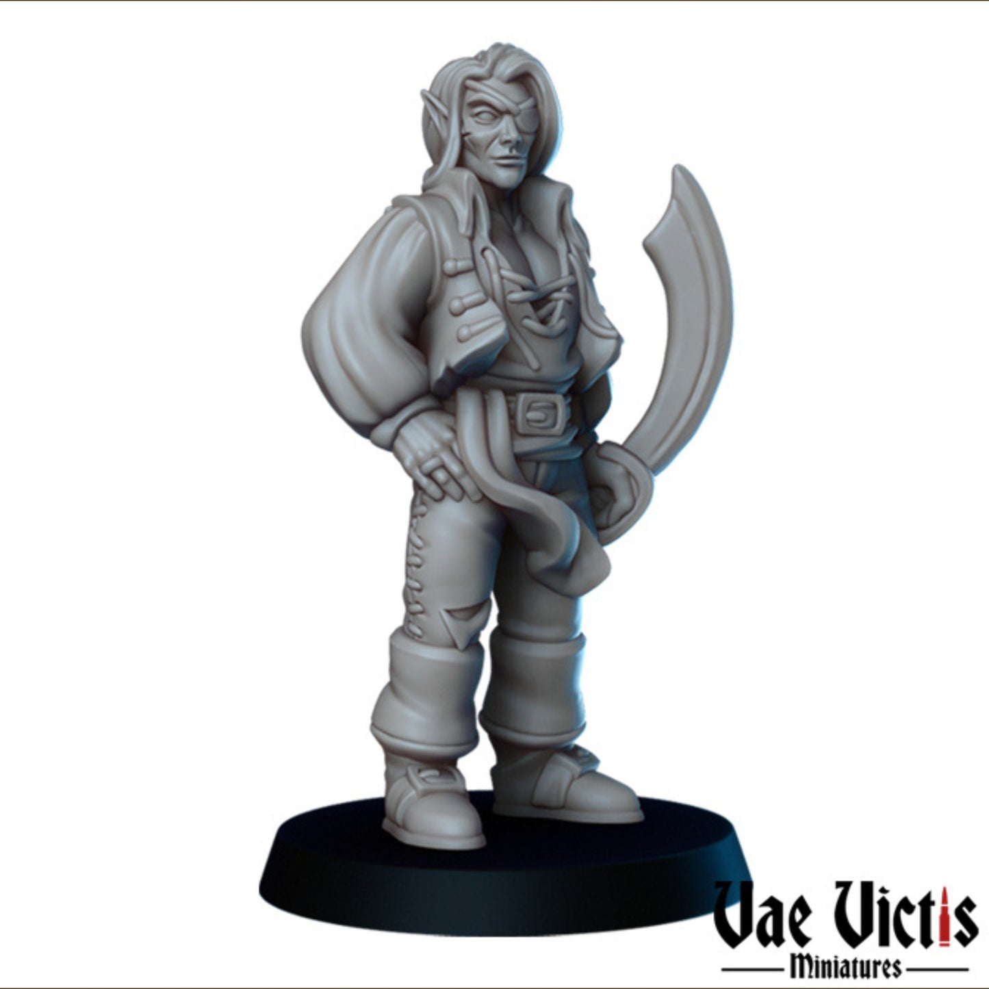Pirates Set Vol 1 | Vae Victis Miniatures | 32mm Scale Resin Printed Tabletop RPG Figures for Tabletop Roleplaying or Wargaming