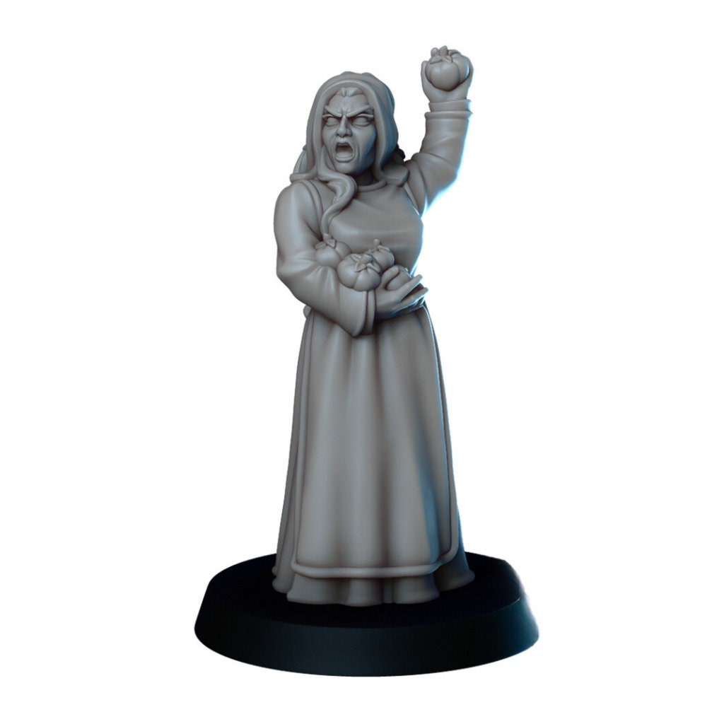 Witch Hunt Set | Vae Victis Miniatures | 32mm Scale Resin Printed Tabletop RPG Figures for Tabletop Roleplaying or Wargaming