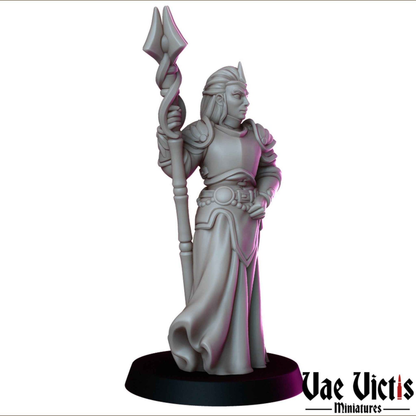 Cleric Priesthood Set | Vae Victis Miniatures | 32mm Scale Resin Printed Tabletop RPG Figures for Tabletop Roleplaying or Wargaming