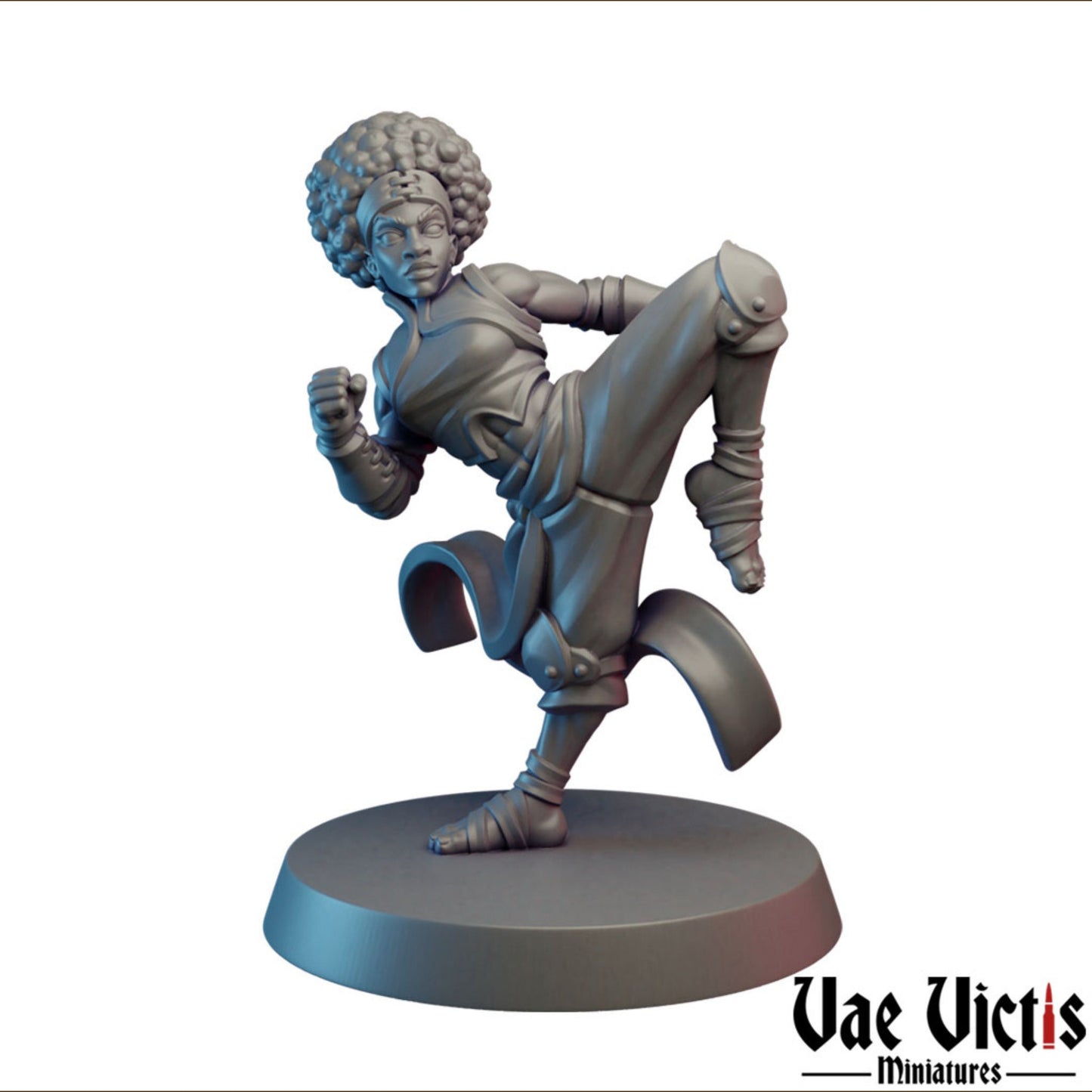 Monk | Vae Victis Miniatures | 32mm Scale Resin Printed Tabletop RPG Figures for Tabletop Roleplaying or Wargaming