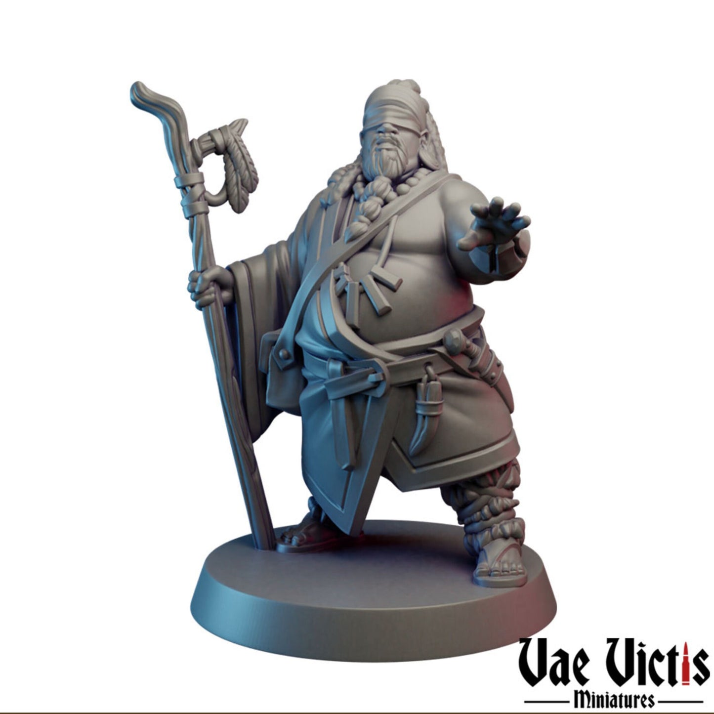 Shaman | Vae Victis Miniatures | 32mm Scale Resin Printed Tabletop RPG Figures for Tabletop Roleplaying or Wargaming