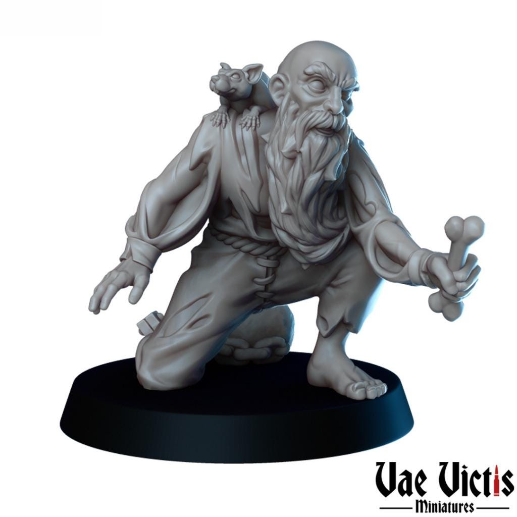 Prison Set | Vae Victis Miniatures | 32mm Scale Resin Printed Tabletop RPG Figures for Tabletop Roleplaying or Wargaming
