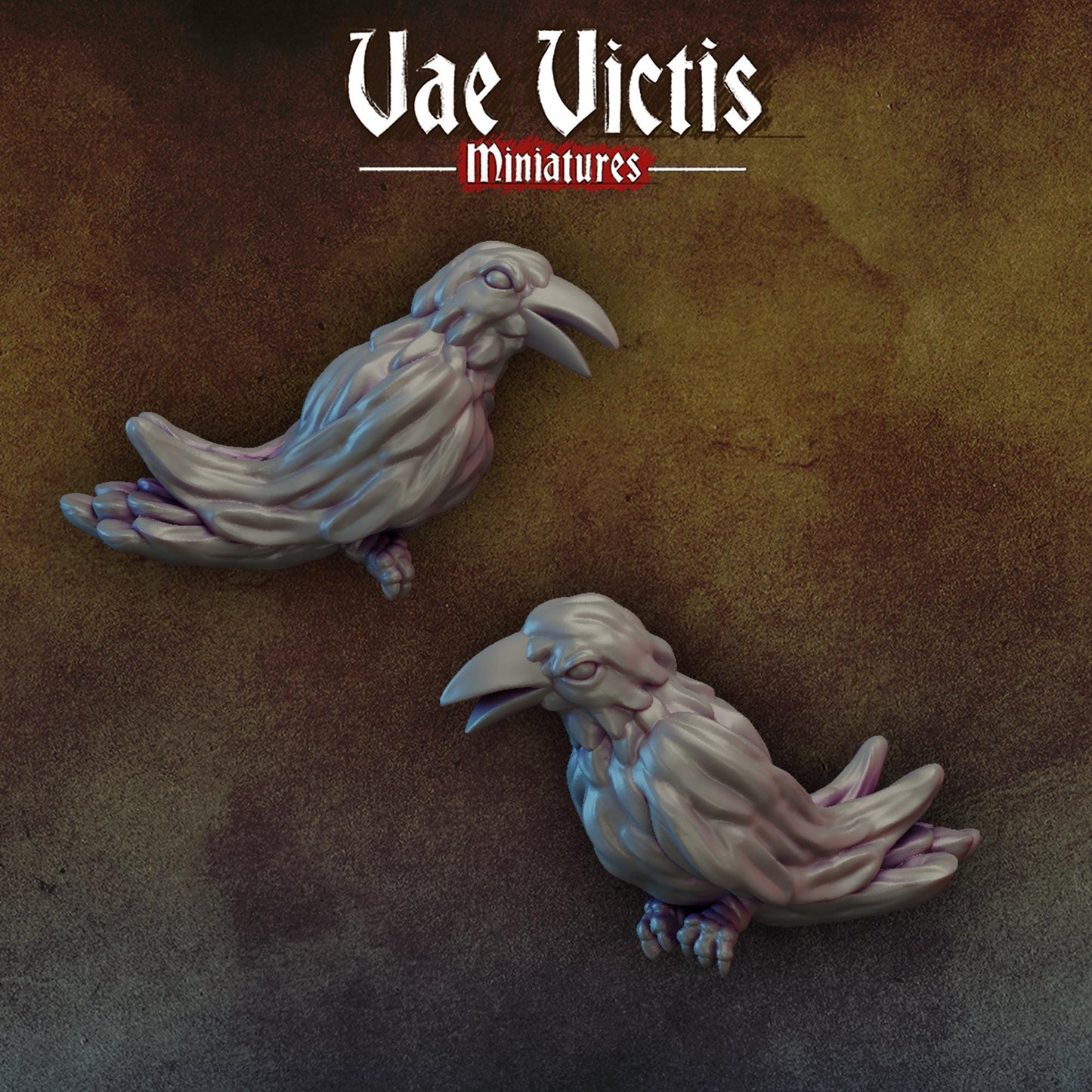 Crow Prop | Vae Victis Miniatures | 32mm Scale Resin Printed Tabletop RPG Figures for Tabletop Roleplaying or Wargaming